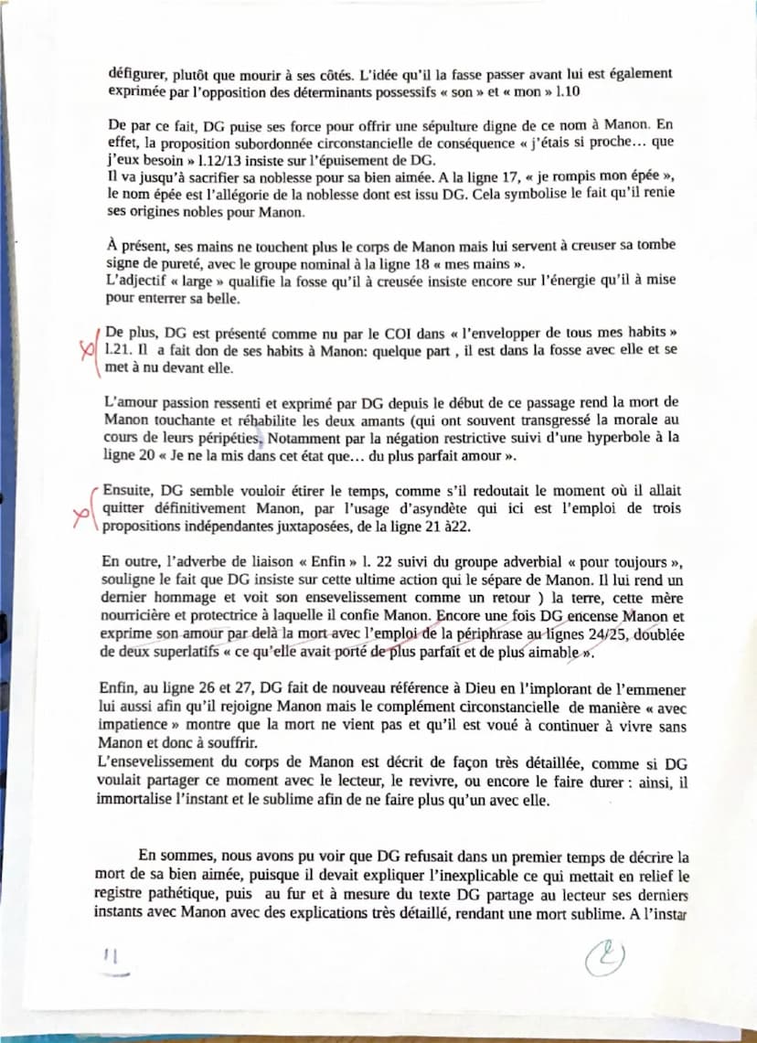 Texte 6/16
Spati
adj
vic
adi
10
15
20
25
Après avoir combattu en duel le neveu du Gouverneur de Louisiane qu'il voulait
marier à Manon, Des 