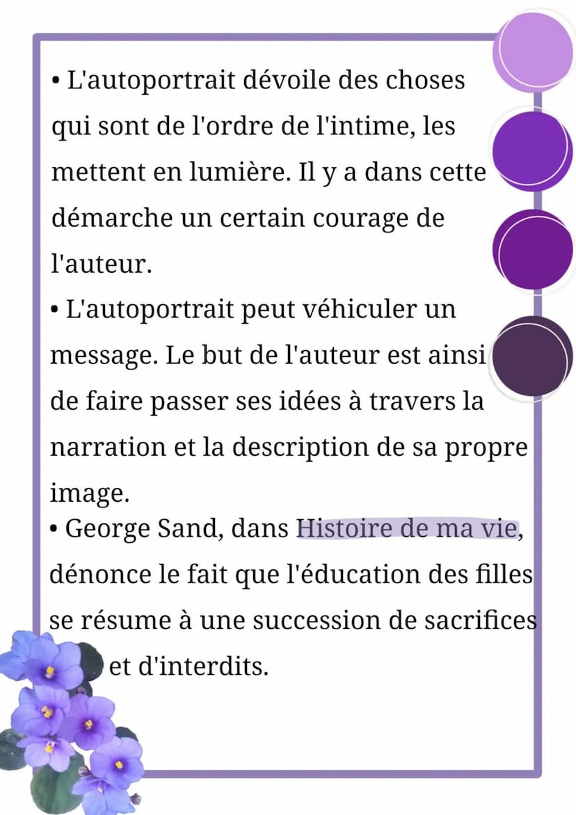Chapitre 1: Se chercher, se
construire, se raconter, se
représenter
• L'auto-portrait témoigne du
●
désir de l'auteur de se représenter:
il 