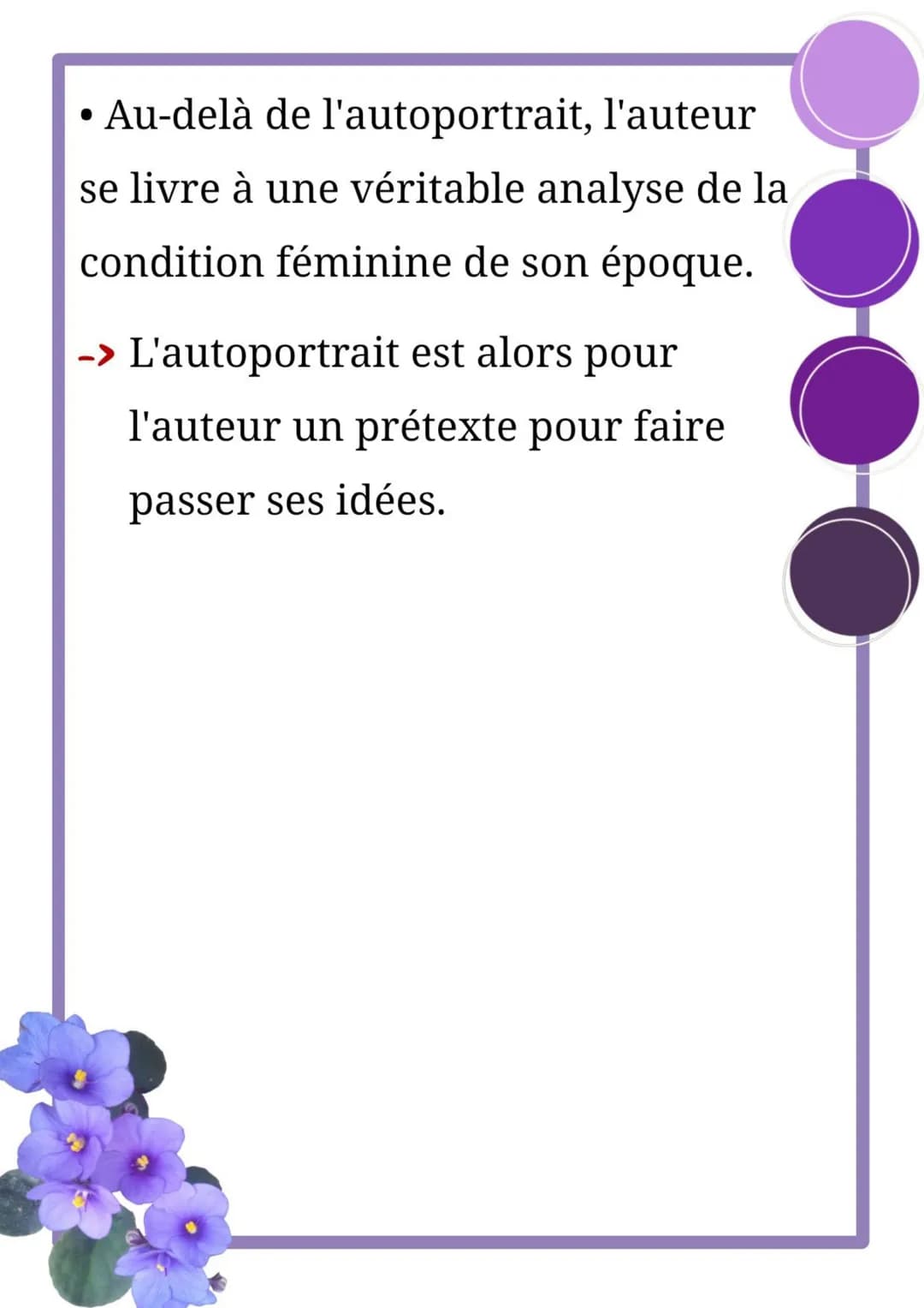 Chapitre 1: Se chercher, se
construire, se raconter, se
représenter
• L'auto-portrait témoigne du
●
désir de l'auteur de se représenter:
il 