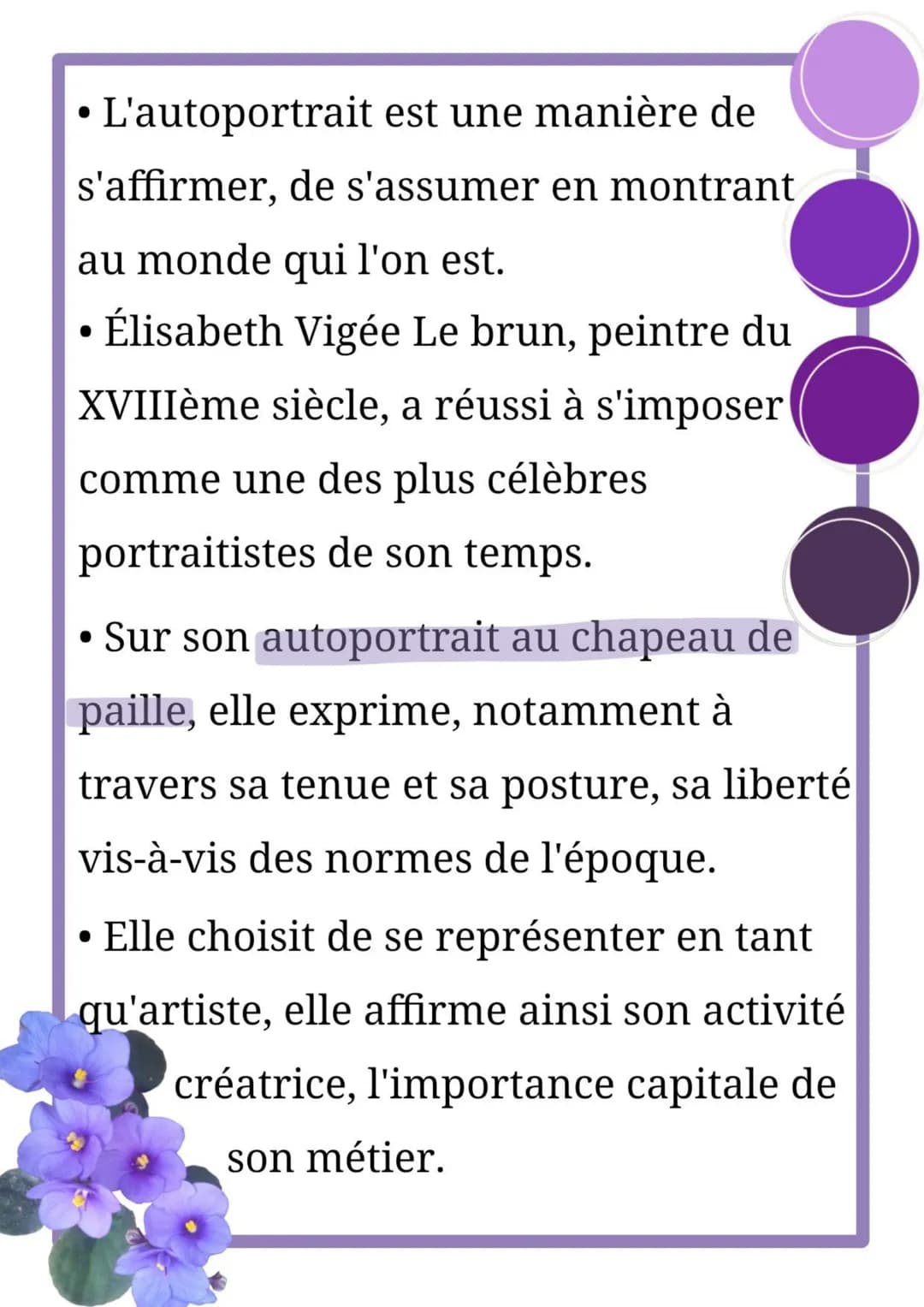 Chapitre 1: Se chercher, se
construire, se raconter, se
représenter
• L'auto-portrait témoigne du
●
désir de l'auteur de se représenter:
il 