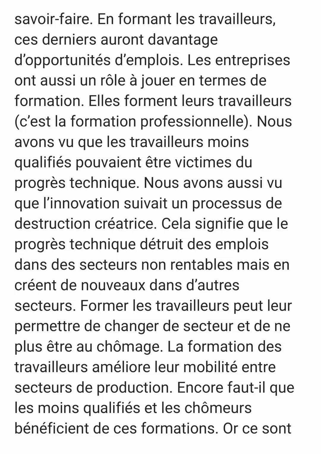 A. Comment lutter contre le chômage
structurel ?
1. La baisse du coût du travail peut
diminuer le chômage
Une entreprise qui souhaite recrut