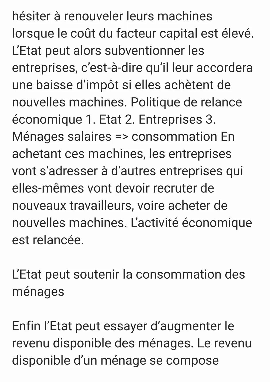A. Comment lutter contre le chômage
structurel ?
1. La baisse du coût du travail peut
diminuer le chômage
Une entreprise qui souhaite recrut