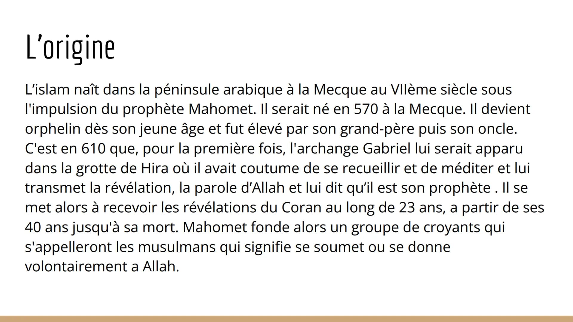 
<p>Le livre "Islam" traite de l'origine de l'islam, de son histoire, de son développement et de ses principaux aspects tels que les règles 