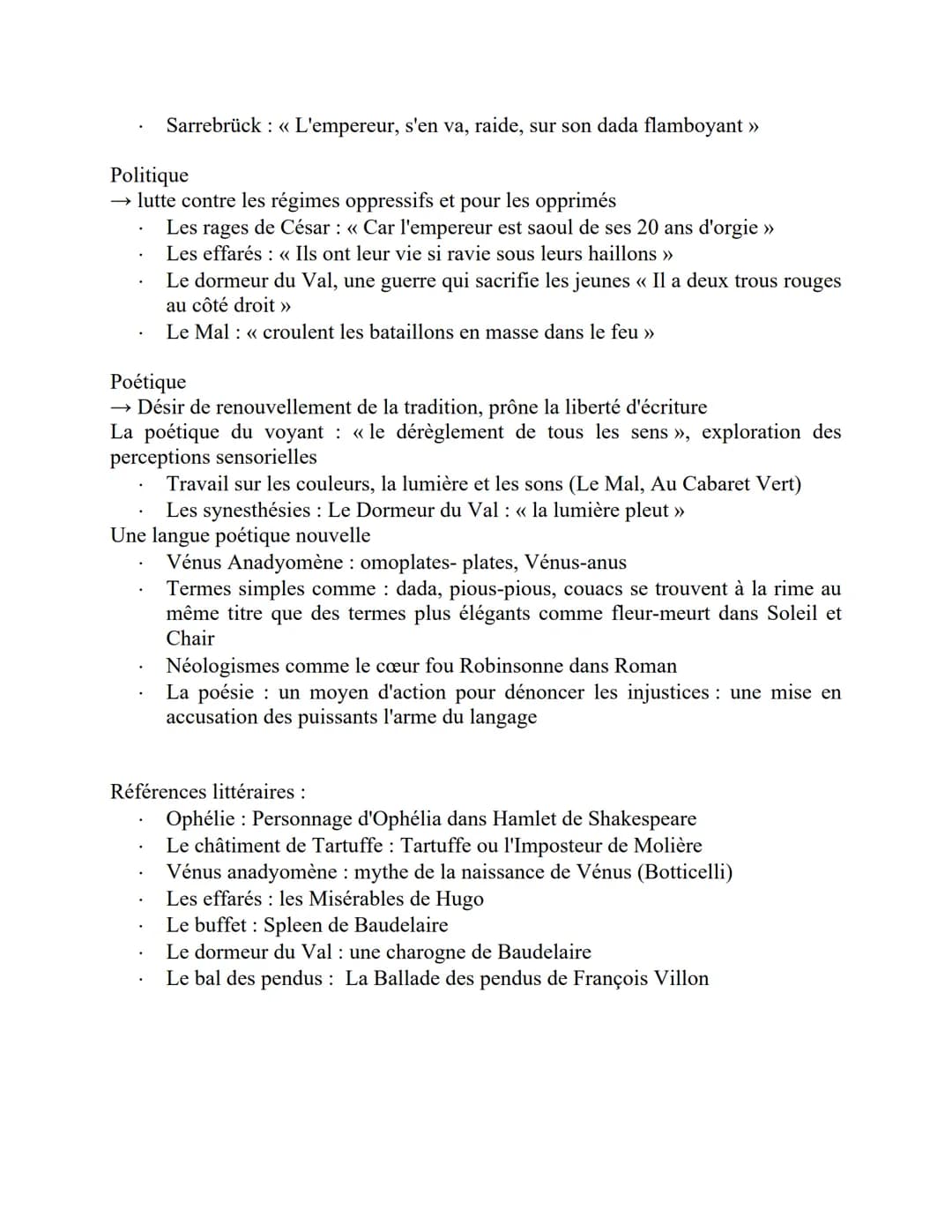 LES CAHIERS DE DOUAI, 1870
Parcours :
Émancipation Action de se libérer, de se dégager d'une dépendance morale, des
préjugés de son époque..