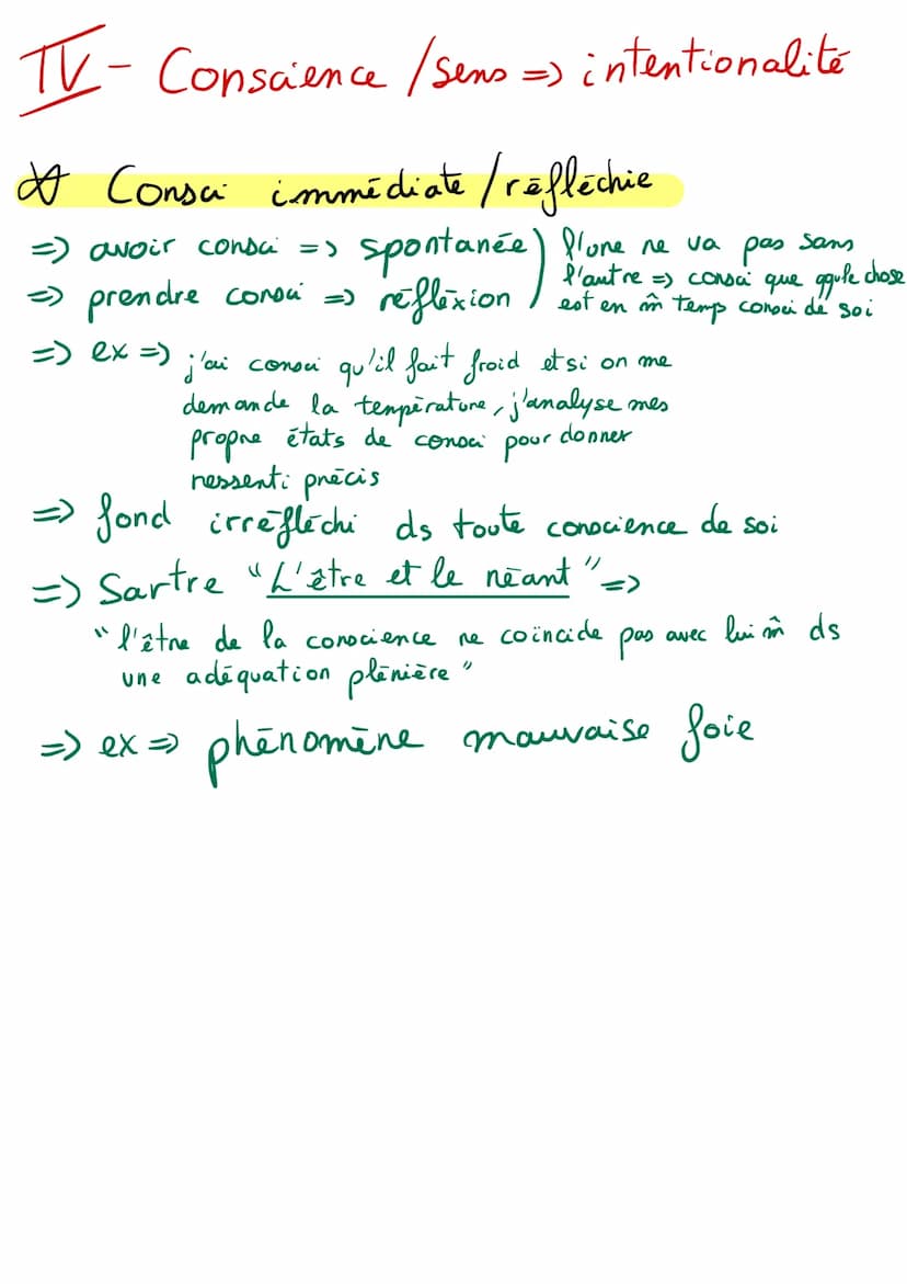 La
conscience Chap 1: ha conscience
I- Consc. comme mise à distance
Consc. mise à dist. de homme
⇒ Hegel "L'Esthétique " => homme devient ce