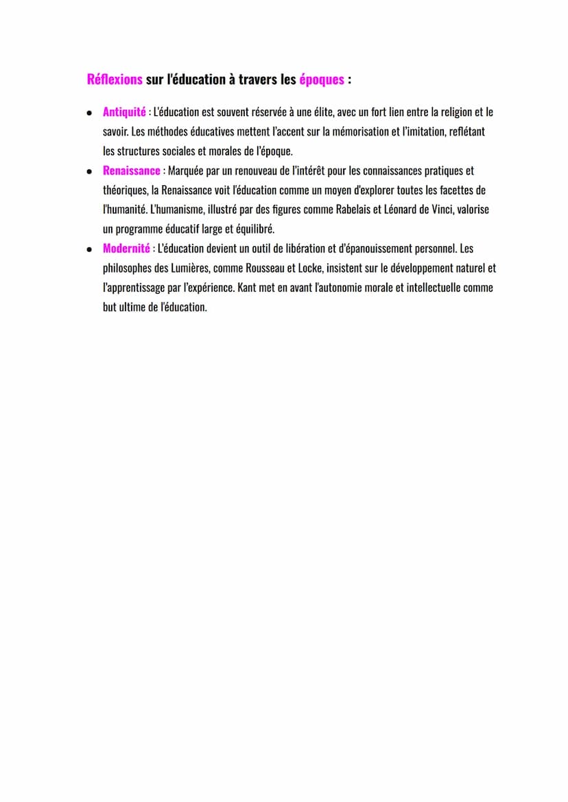 HLP révision Bac :
1 Education: HLP & Philo
Fiche de Révision sur le Thème de l'Éducation
Citations de philosophes sur l'éducation :
1. Plat