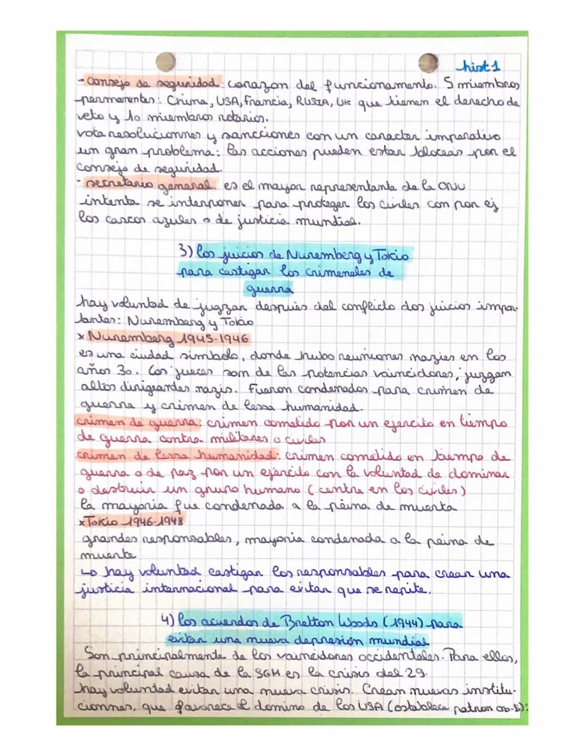 plendu
grandes pares, acteres, balance
I las causas de la SGH y los principales
1) Como pasamos de la den des den
a) los tratados de la PGM 