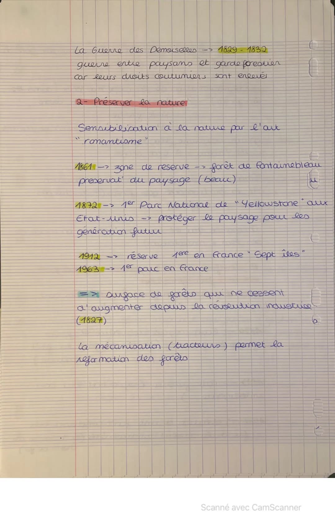 C
Axe 1 Exploiter, préserver et protéger les milieux
Introduction:
U exploitation est à l'origine de consequences
Preserver :-> pour exploit