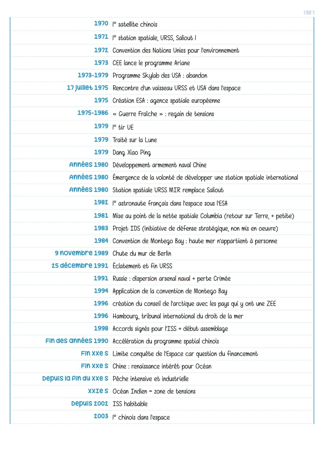 Thème 3
OCÉANS ET ESPACE
XIIIe s avant JC L'Odyssée, Ulysse
ves avant JC
XIIES
XV-XVIES
Athènes contrôle la mer Egée, cité la + puissante de
