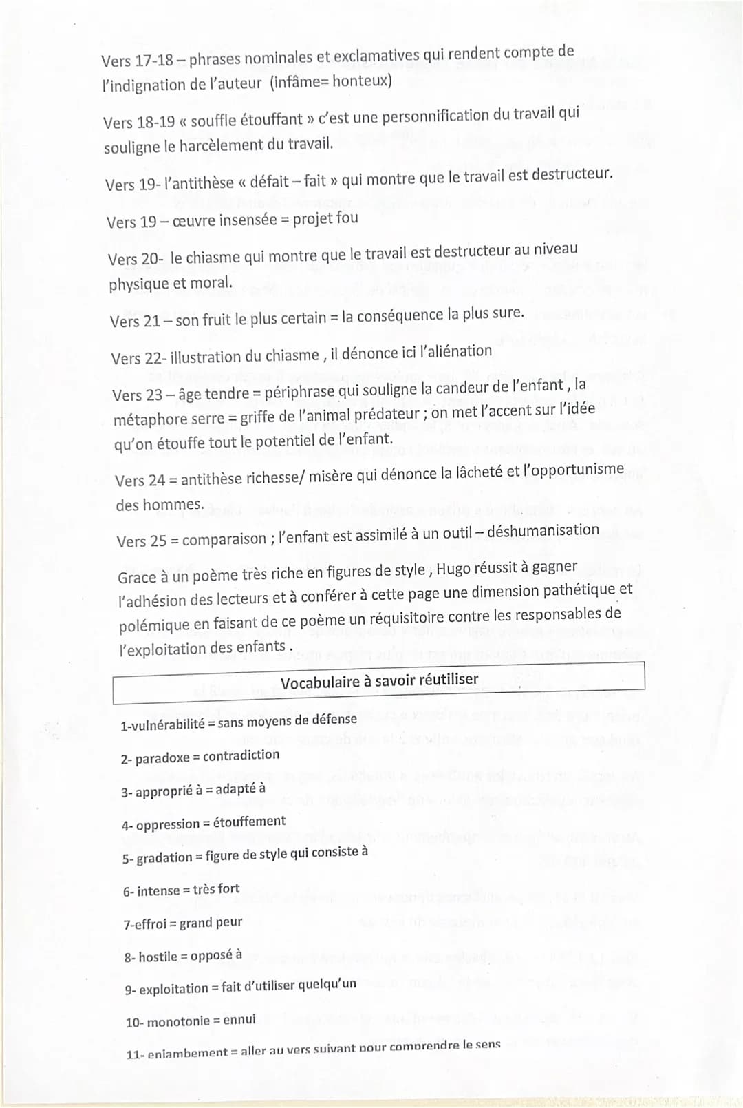 ème
Etude linéaire du texte Melancholia de V.Hugo 19 siècle
Introduction
ème
Dans ce poème, Hugo, auteur du 199 siècle met en scène des enfa
