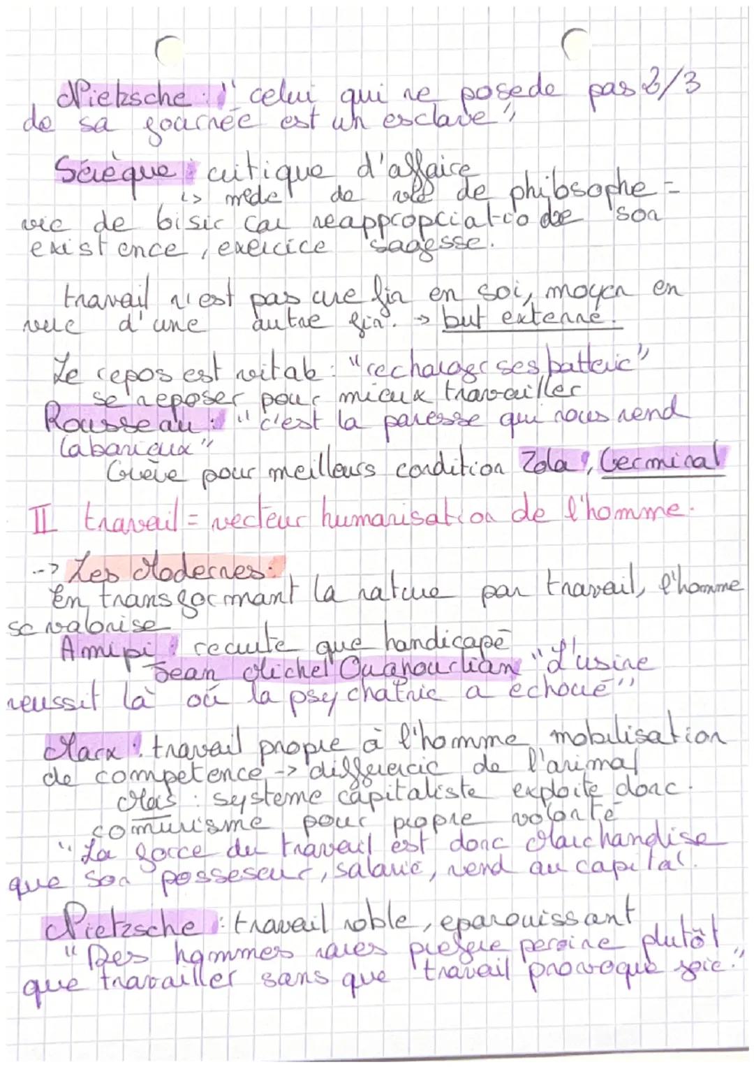 TRAVAIL
teavail activité humaine, de transformation reflechi
de son environnement /intemement lic à la technique
> ethymologie tripalium = i