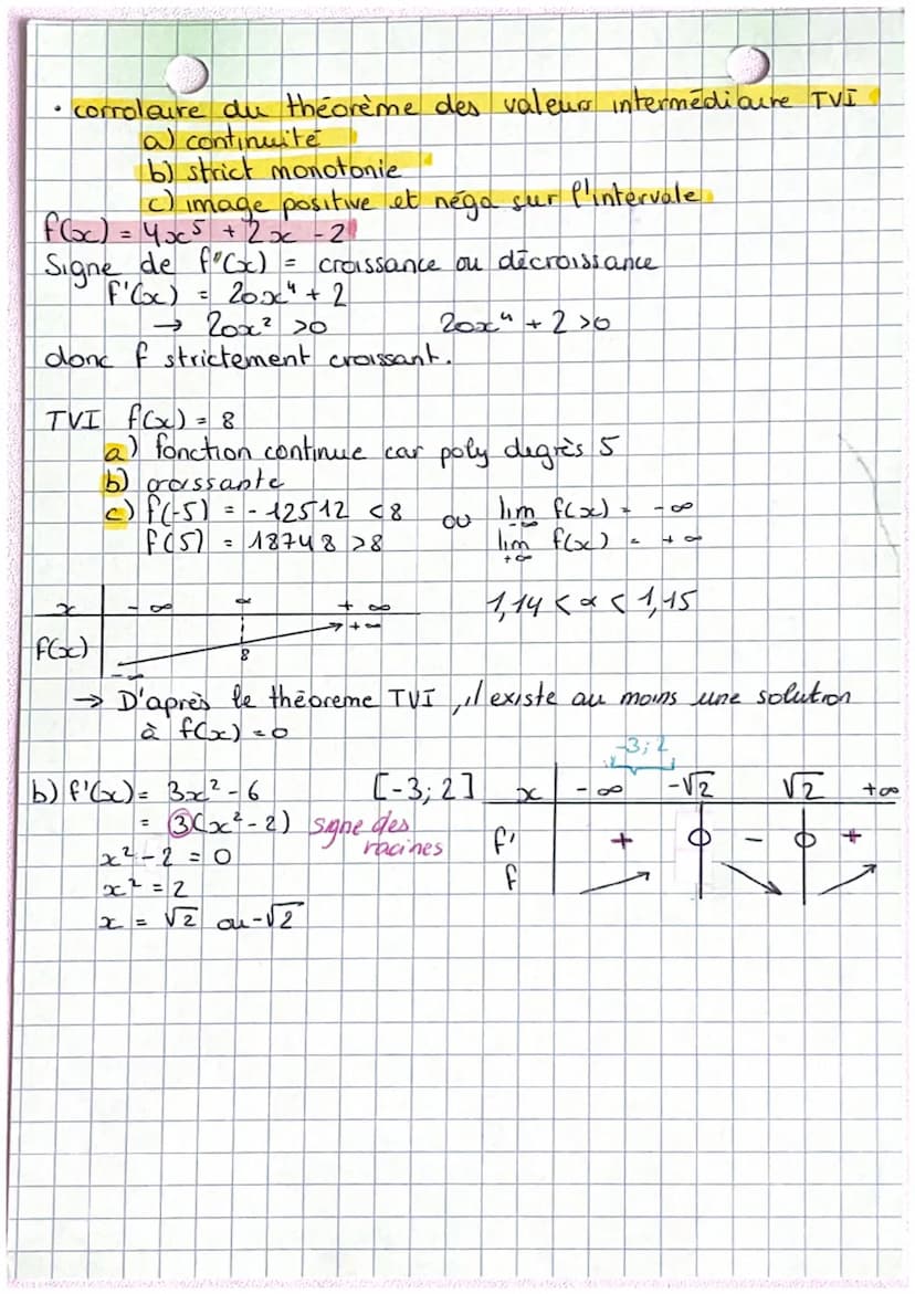 Maths
O
Chausti
continuite fonction
• fest continue est a si
exemple exo n° 45 p 214:
1 = f(x) = x² + bx
2 = f(x) = 3x +1 si 1<x<4
autre exe