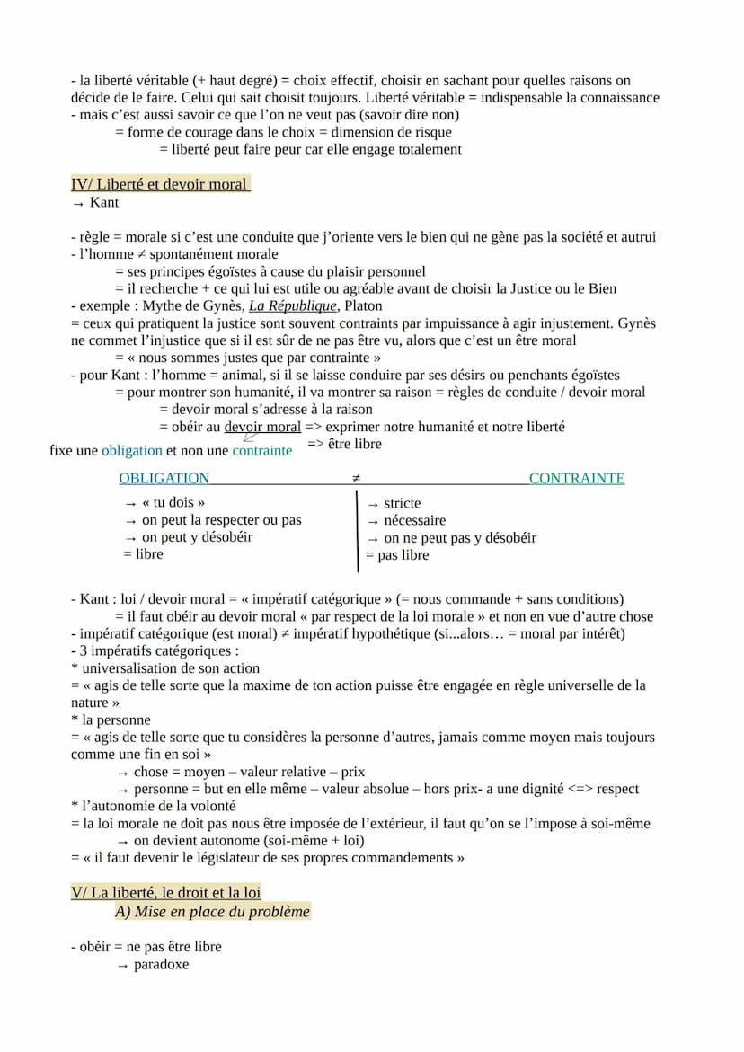 → le droit
→ le devoir
... la philosophie politique
LA LIBERTÉ
Introduire avec des exemples:
* l'Âne de Buridan (philosophe du XIIe)
L'âne e