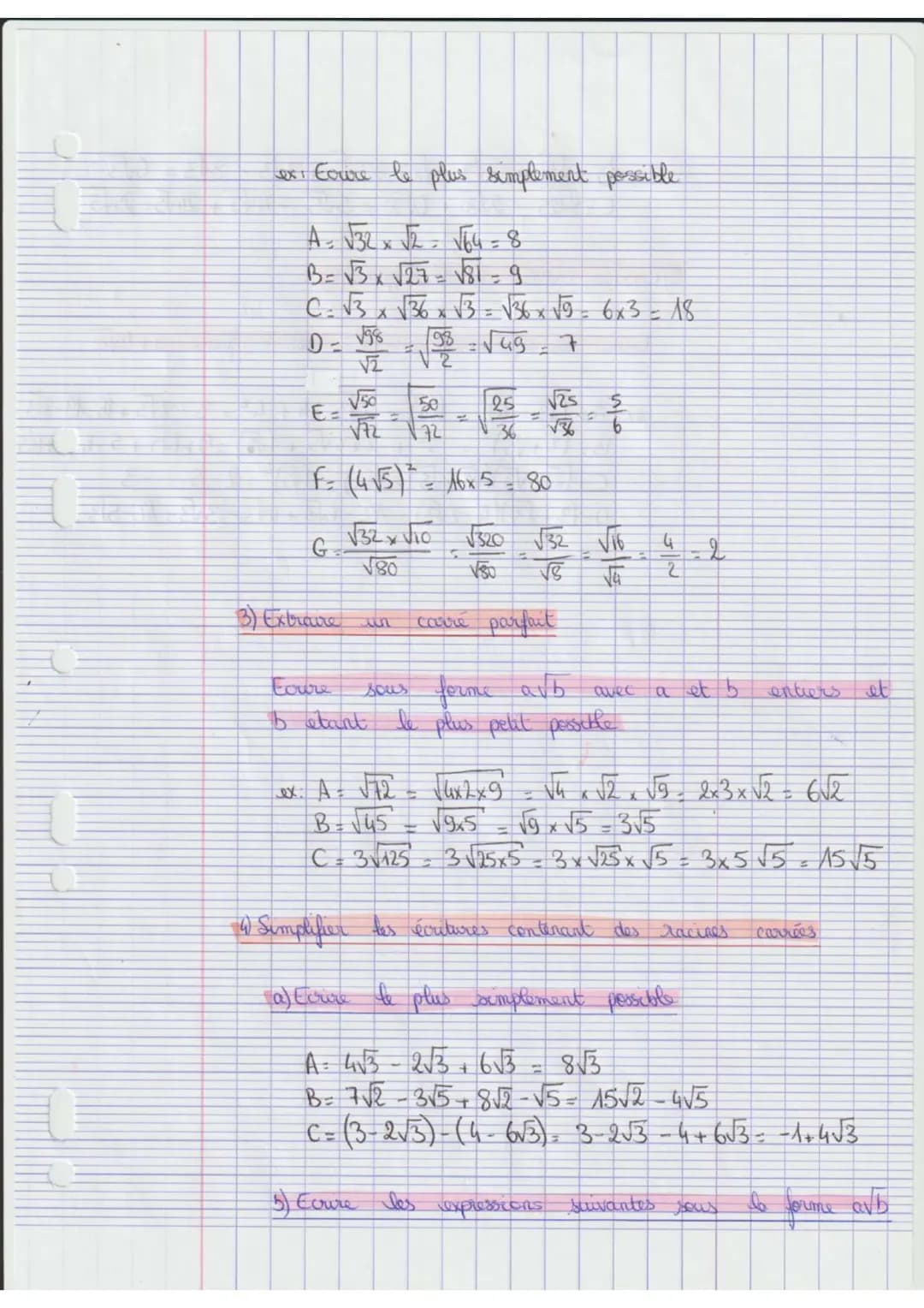 Chap 2
I Calcub sur
1) Exemples
3 à la puiss. 5
U
५
Puissances et racines
3x 3 x 3 x 3 5 x 5 x 5
81
125
a
De façon générale:
les puissances
