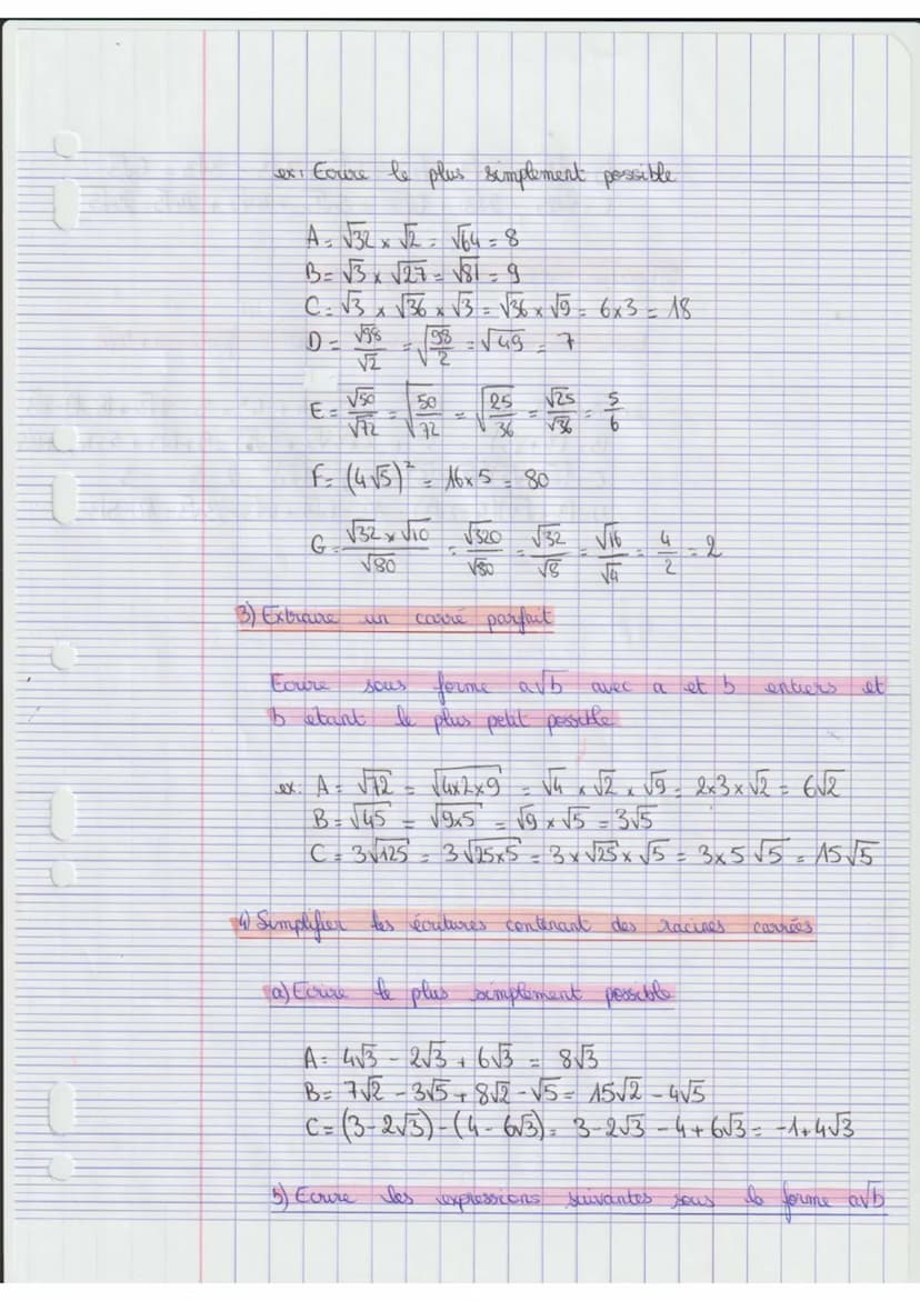 Chap 2
I Calcub sur
1) Exemples
3 à la puiss. 5
U
५
Puissances et racines
3x 3 x 3 x 3 5 x 5 x 5
81
125
a
De façon générale:
les puissances
