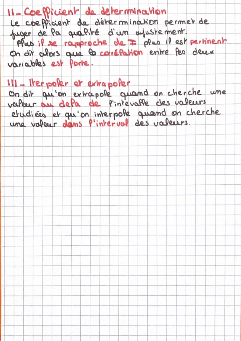 statistiques à 2 variables.
- nuage de points et ajustements
ajuster un mage de point c'est observer
la forme due nuage de point pour cherch
