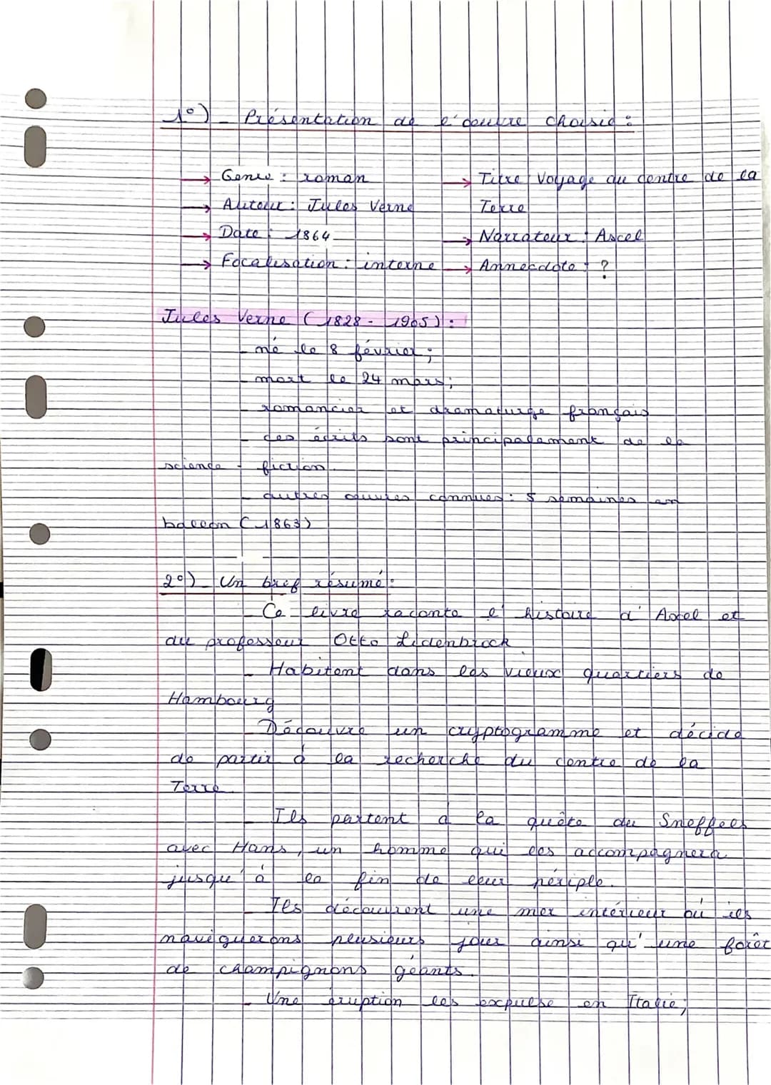 →
Genre : roman
Autour Jules Verne
Date
science
Presentation de
Focalisation interne
ballon
Jules Verne (1828-1905):
amle le 8 févail;
mort 