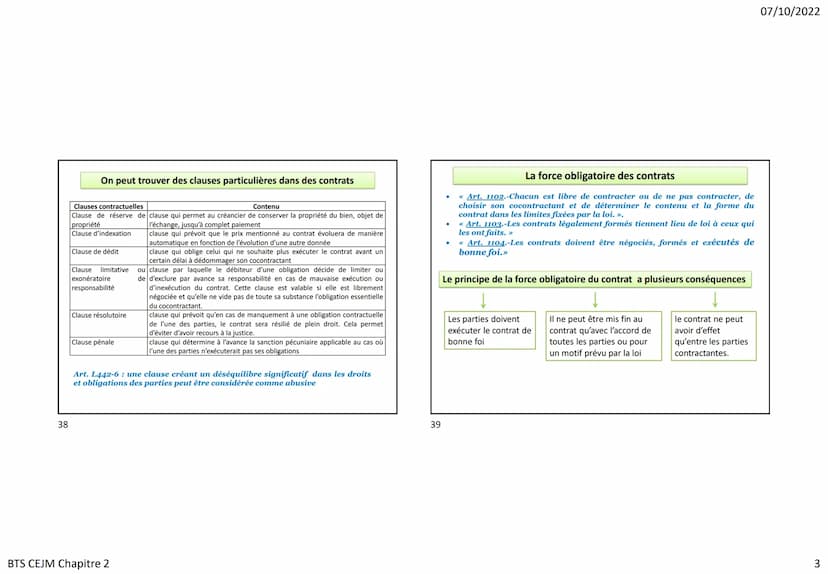 34
La négociation précontractuelle
Objet de la négociation = préparer les conditions essentielles d'un contrat entre
professionnels lorsque 