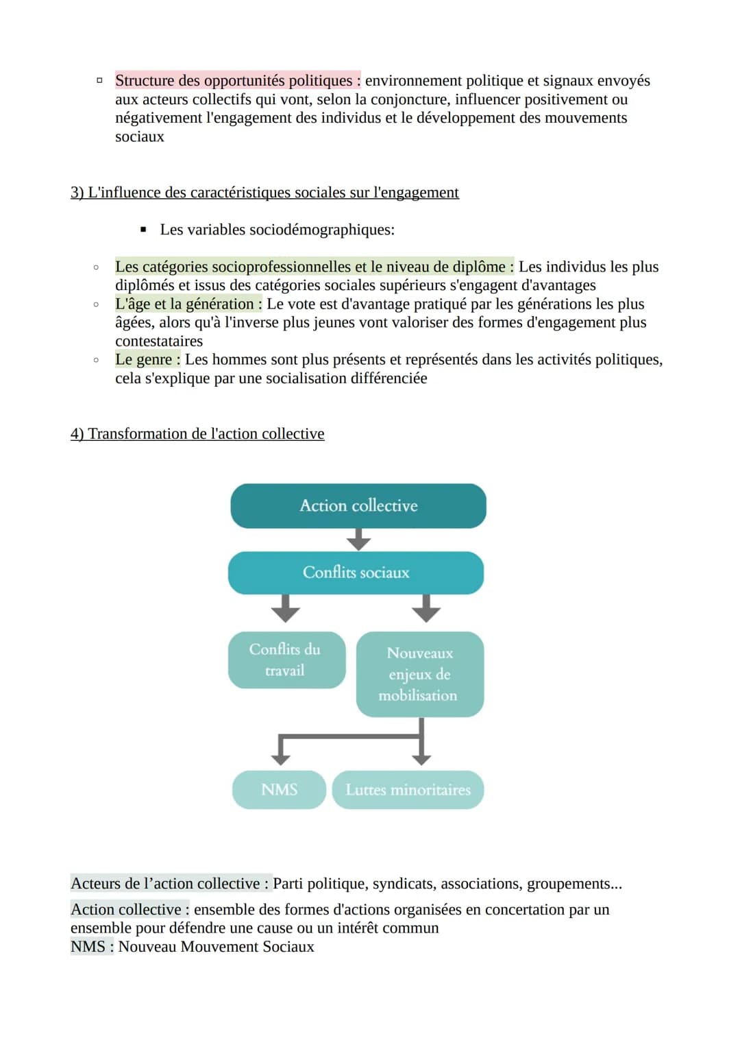 Chapitre 3 : L'engagement politique
1) Les différentes formes de l'engagement politique
Militantisme: engagement des individu dans un parti,