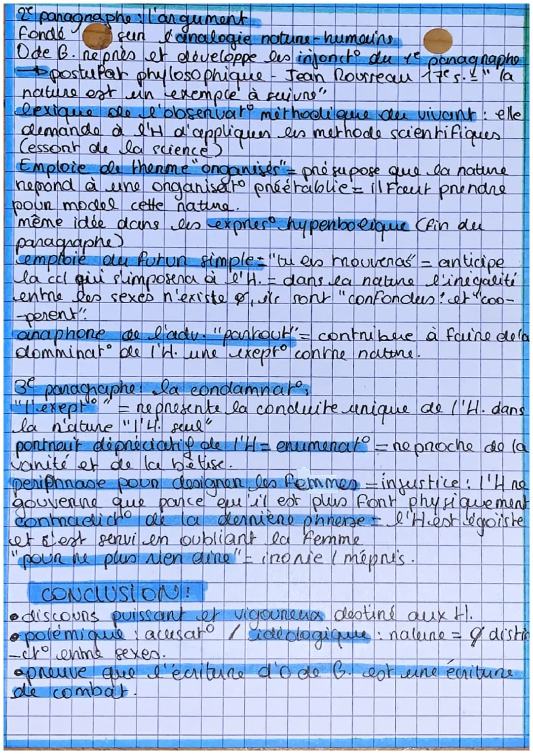 opette n ·
"Homme es-be capable d'être juste?'
I Une supperionité QUELS SONT LES ENJEUX DE CE
remise en question DISCOURS?
II) la nature: un