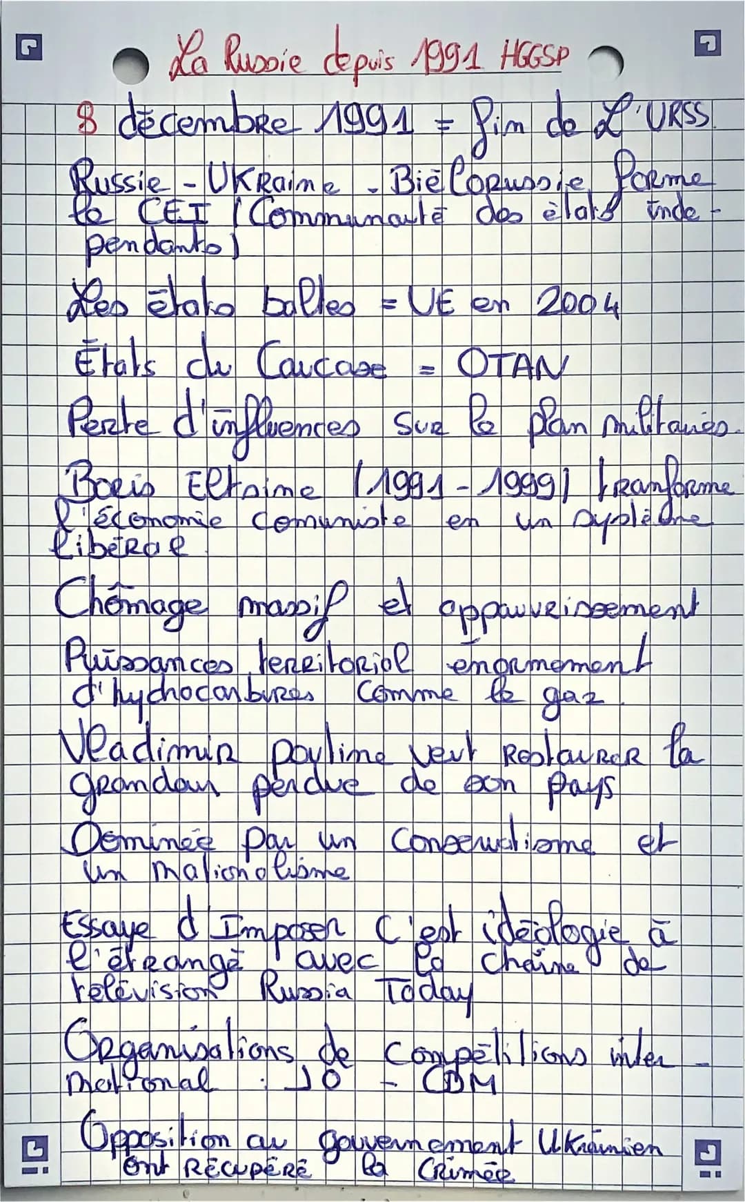 La puissance Russe