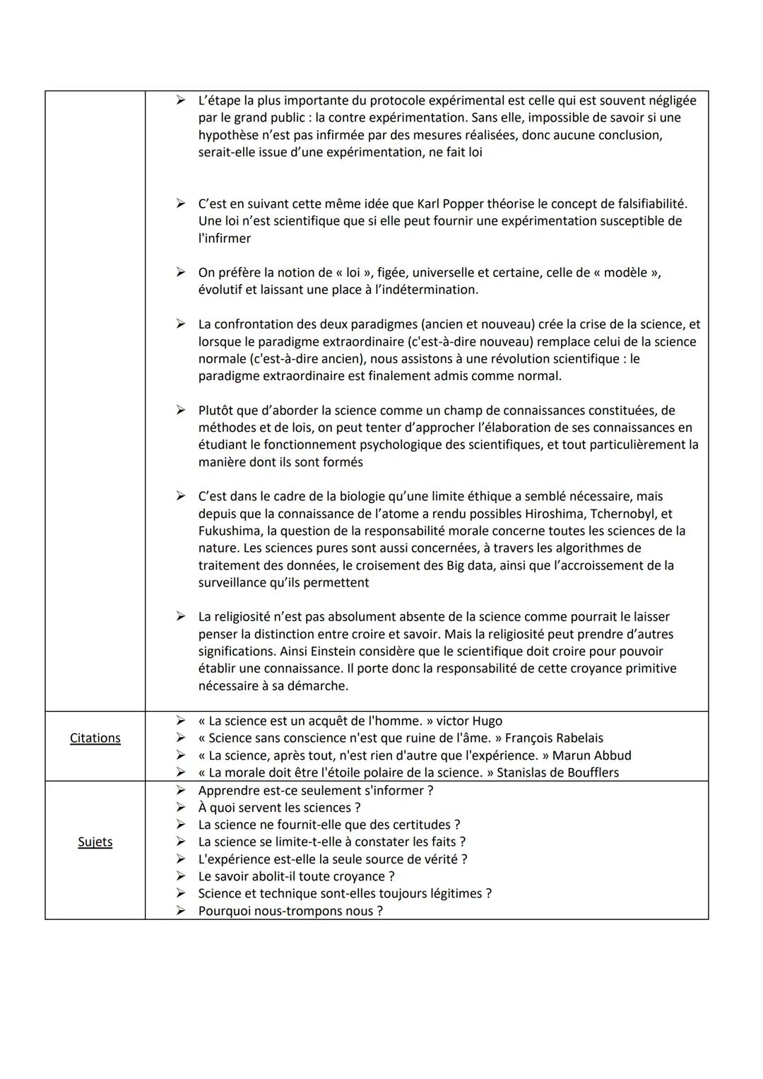 # La science

Définition

La science de manière générale définit un savoir. Son objectif est de savoir la vérité. Elle
s'oppose à l'opinion 