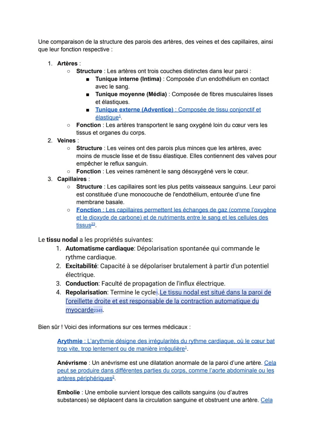 1. La régulation de la pression artérielle :
○ Quels sont les mécanismes impliqués dans la régulation de la pression
artérielle ?
о Comment 
