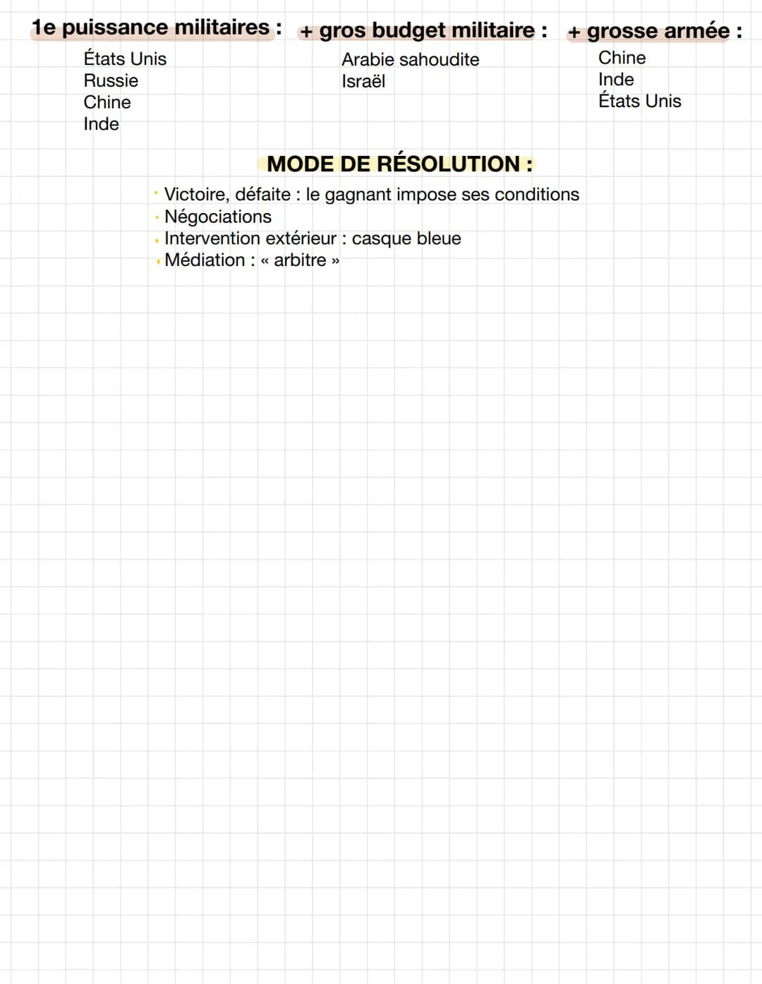 theme 3:
la
faire
faire da paix
formes
guerre,
conflits
de
et modes de
resolutions, Introduction
*CONFLITS = lutte ouverte entre au moins de