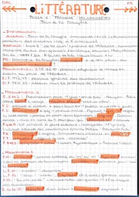 Know « Théodote » Les caractères texte bac français  thumbnail
