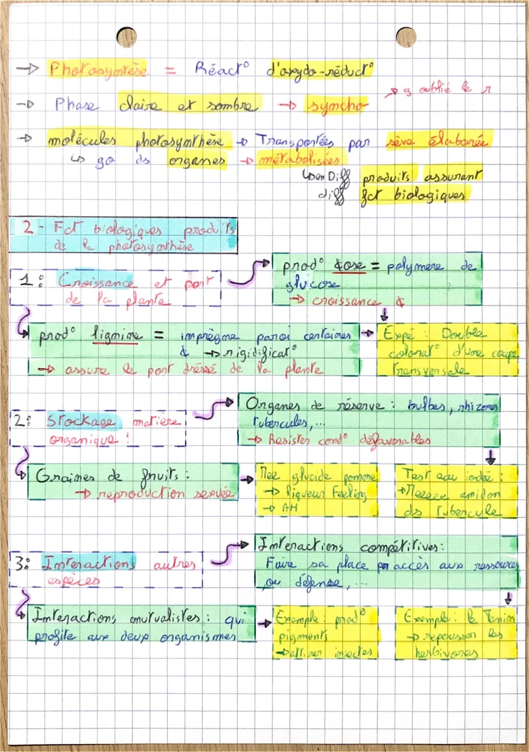 1 - Déroulement
4 grâce à
PHASE BRESON:
.
O
40
LA PLANTE UX
PHOTOSYNTHESE
la
Reduction CO₂
= oui
Au mu des chloroplantes ←
• Experience de
-