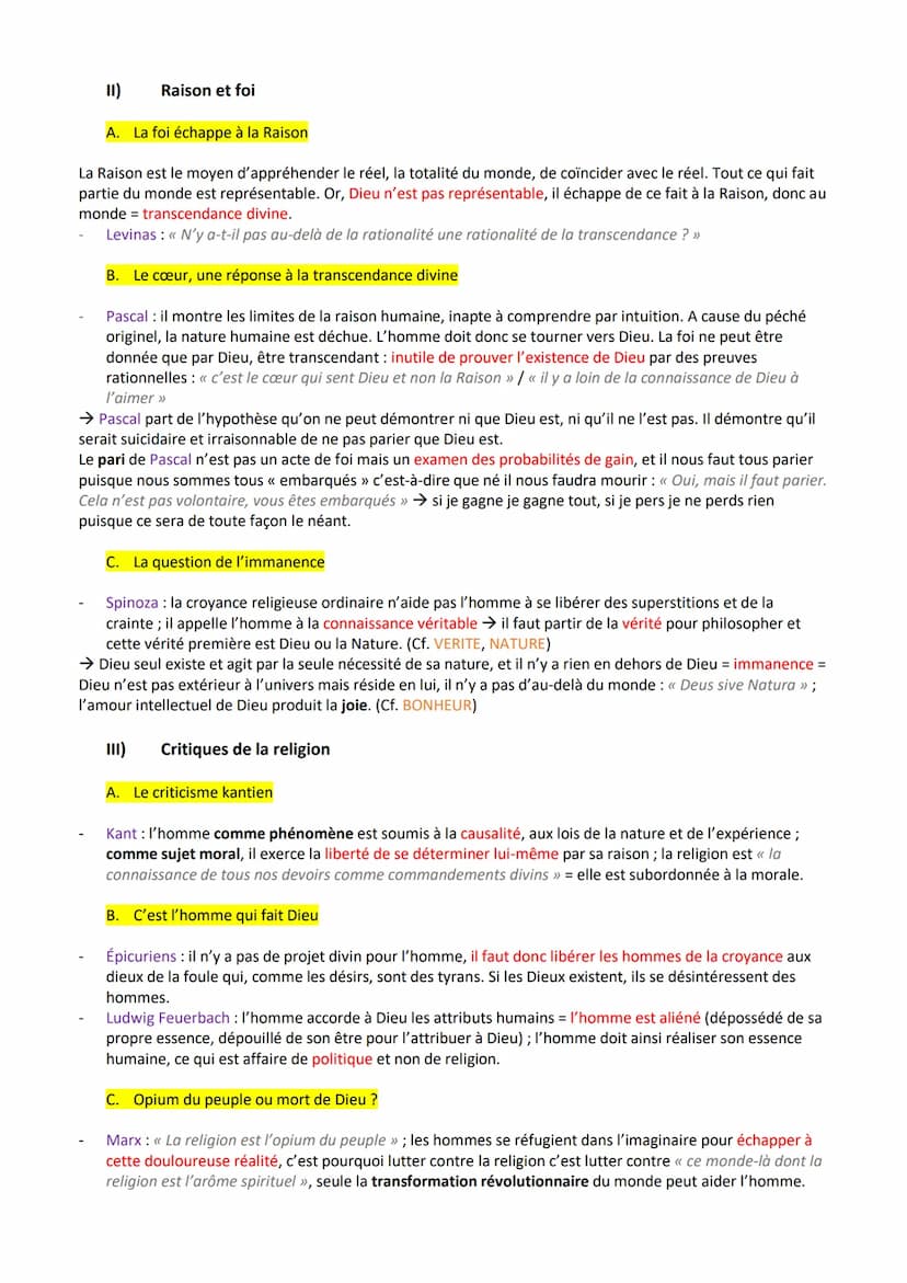 La religion
Religion ensemble des croyances, dogmes et pratiques qui définissent les rapports de l'être humain
avec le sacré ou la divinité 