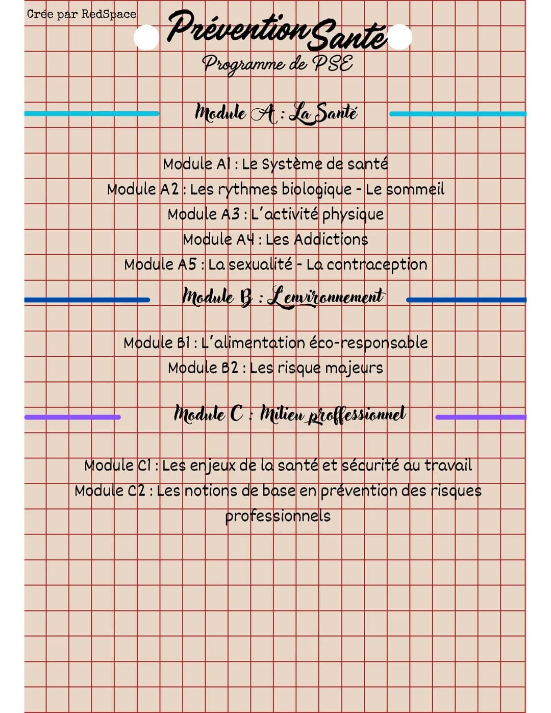 Programme PSE