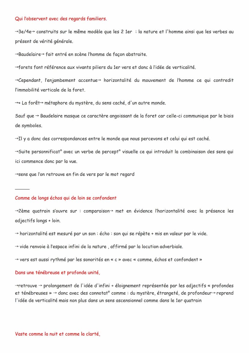 
<p>Le sonnet que nous allons étudier aujourd'hui se nomme « Correspondances » et a été écrit par le poète Charles Baudelaire dans son recue