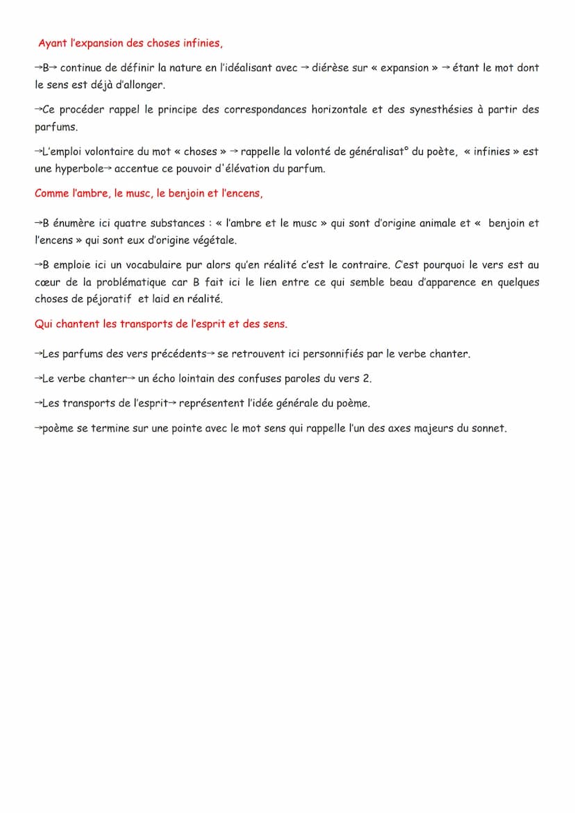 
<p>Le sonnet que nous allons étudier aujourd'hui se nomme « Correspondances » et a été écrit par le poète Charles Baudelaire dans son recue