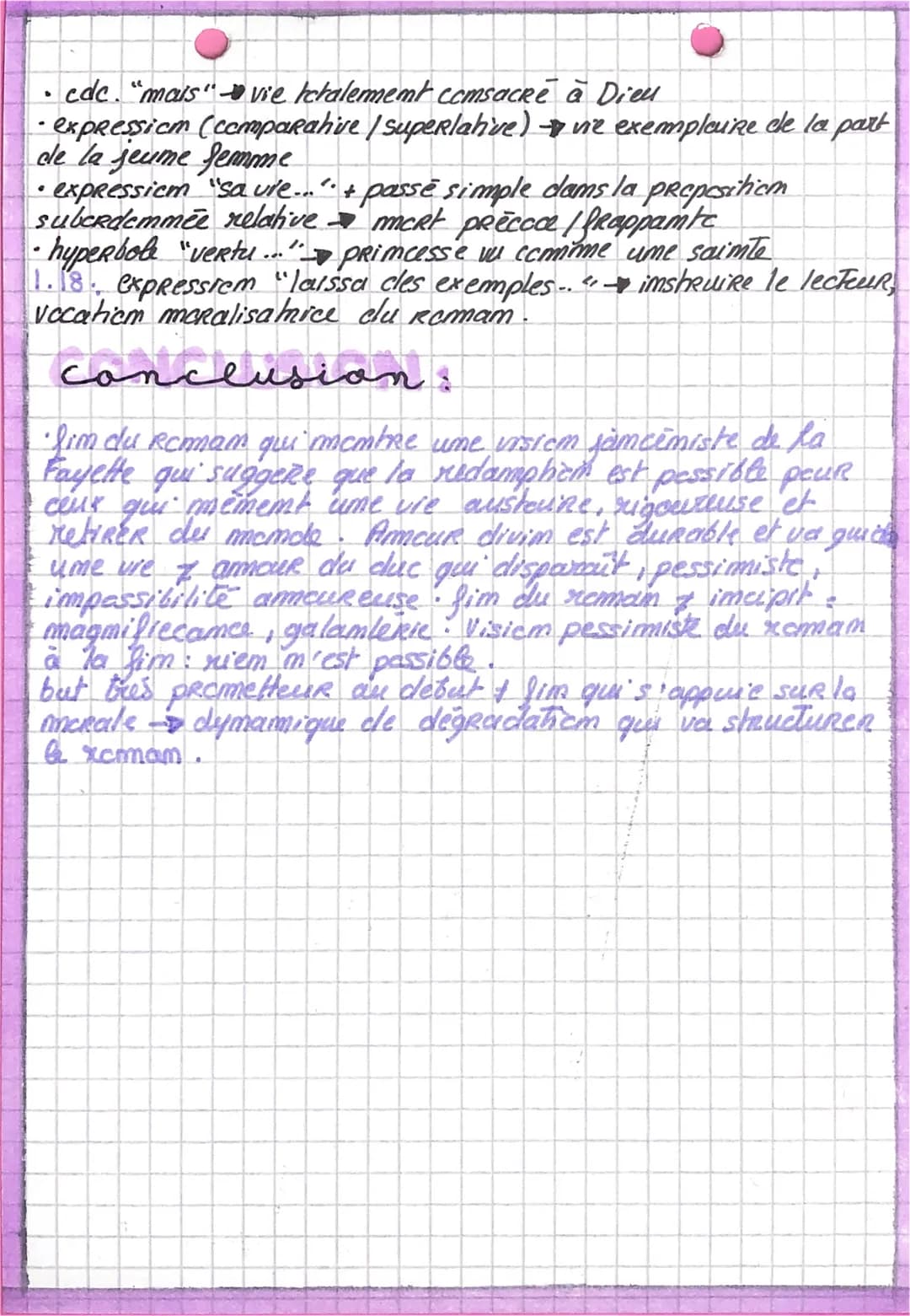 BAC
•
La Princesse de Cleves
partic IV, deAmiene page.
dermiere
•excipit
page
² gim.
e debut
• le duc m'a pas encore remoncé à sem amour pou