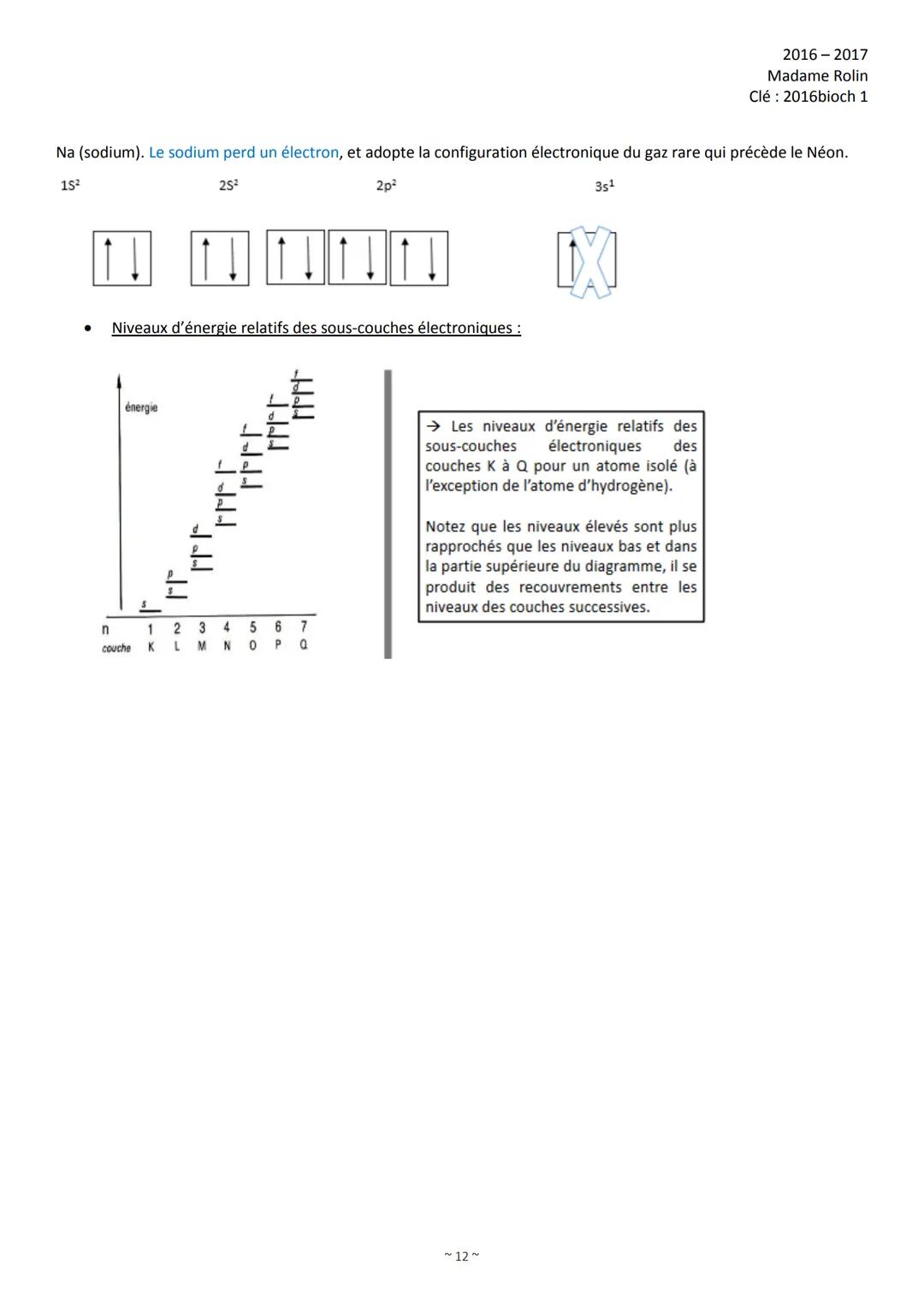 1)
2)
3)
Organisation de l'intro de Biochimie
Introduction (p. 1)
Les constituants de la matière (p. 4)
2.1 L'atome (p. 4)
2.2 Les isotopes 