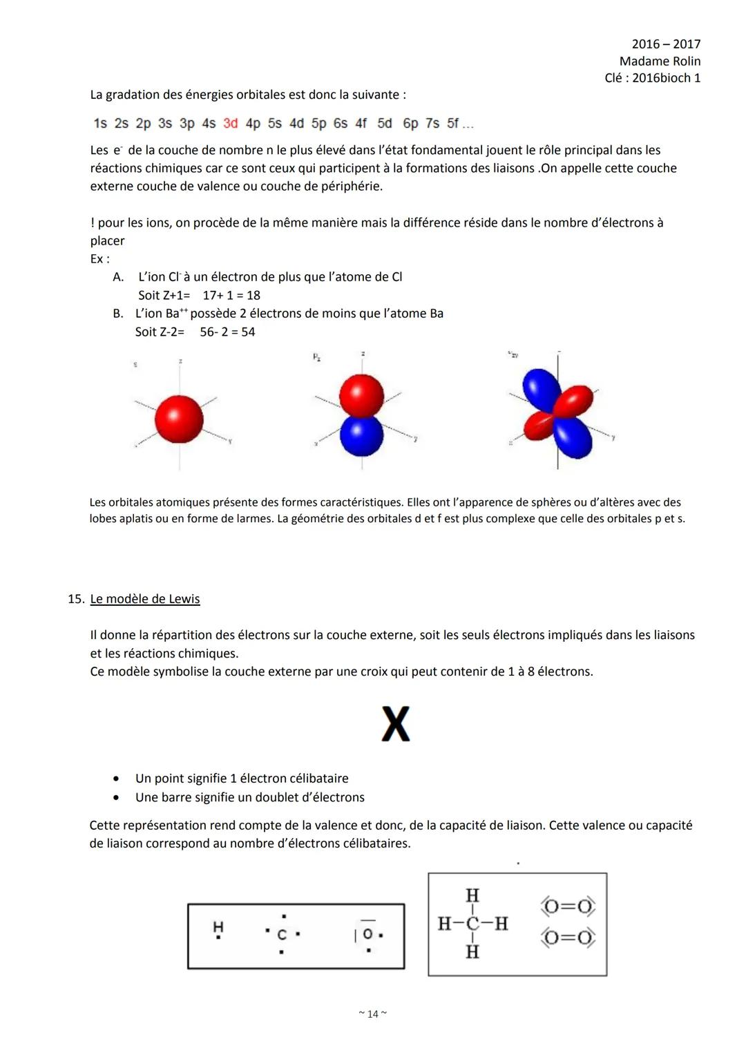 1)
2)
3)
Organisation de l'intro de Biochimie
Introduction (p. 1)
Les constituants de la matière (p. 4)
2.1 L'atome (p. 4)
2.2 Les isotopes 