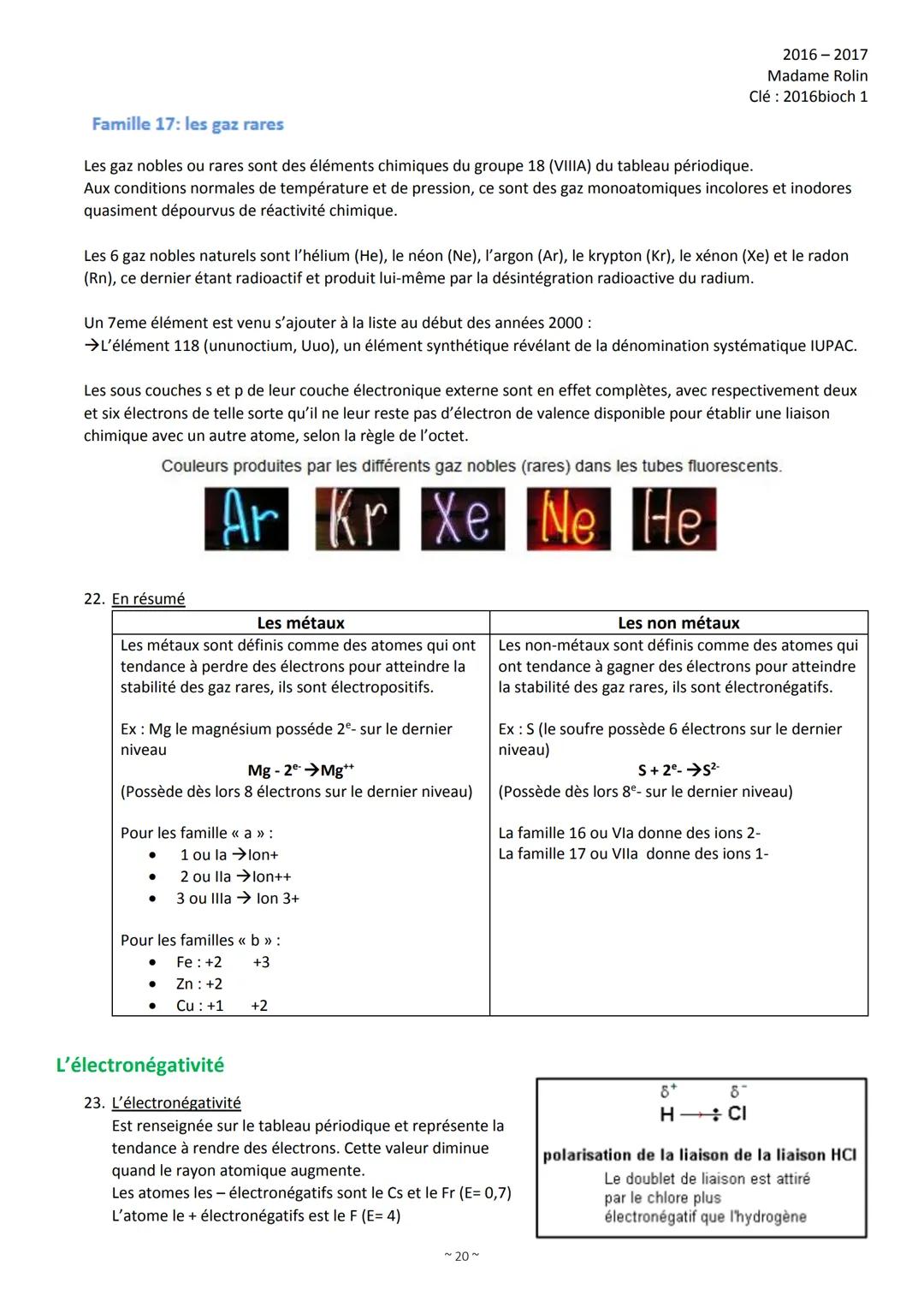 1)
2)
3)
Organisation de l'intro de Biochimie
Introduction (p. 1)
Les constituants de la matière (p. 4)
2.1 L'atome (p. 4)
2.2 Les isotopes 