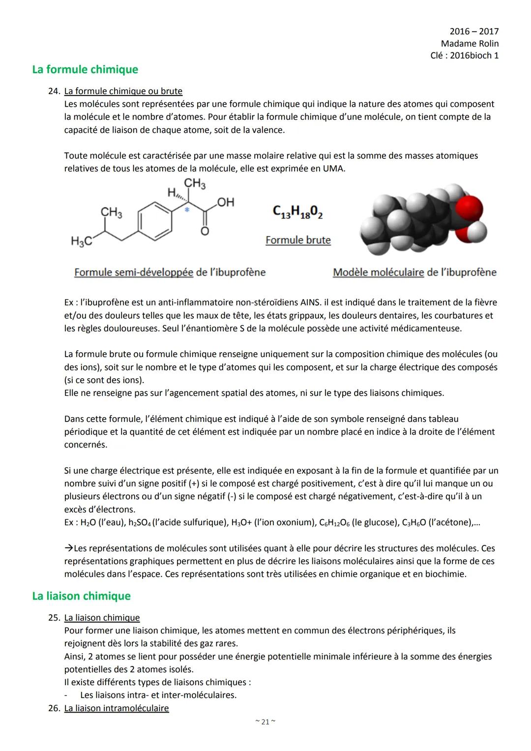 1)
2)
3)
Organisation de l'intro de Biochimie
Introduction (p. 1)
Les constituants de la matière (p. 4)
2.1 L'atome (p. 4)
2.2 Les isotopes 