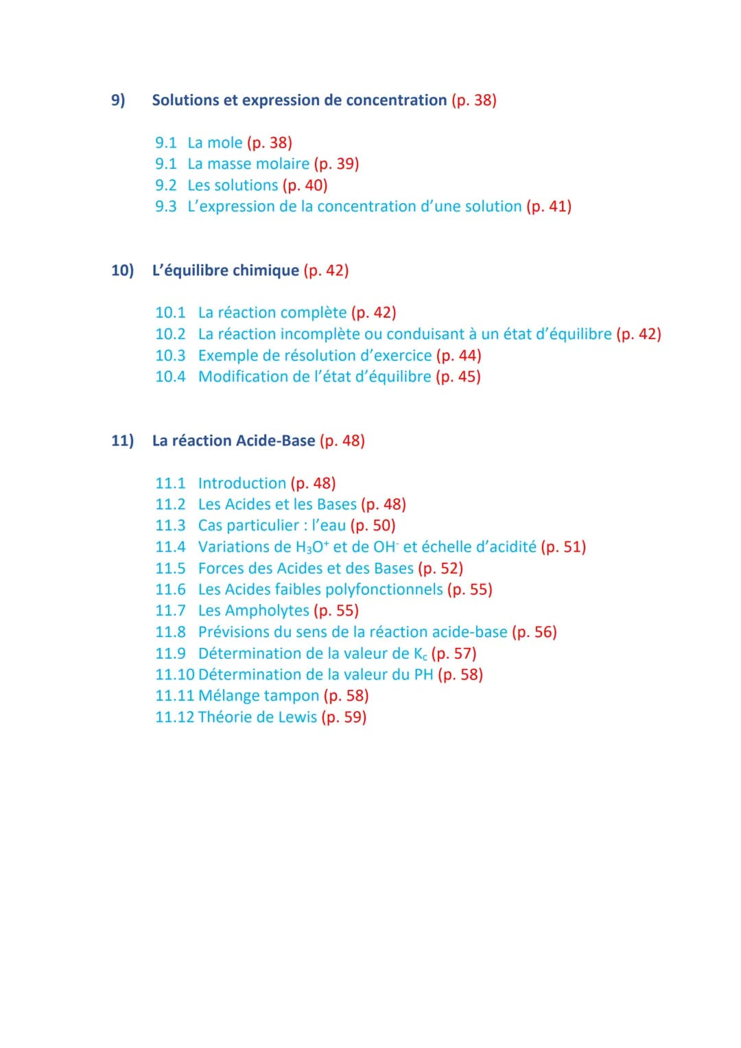 1)
2)
3)
Organisation de l'intro de Biochimie
Introduction (p. 1)
Les constituants de la matière (p. 4)
2.1 L'atome (p. 4)
2.2 Les isotopes 