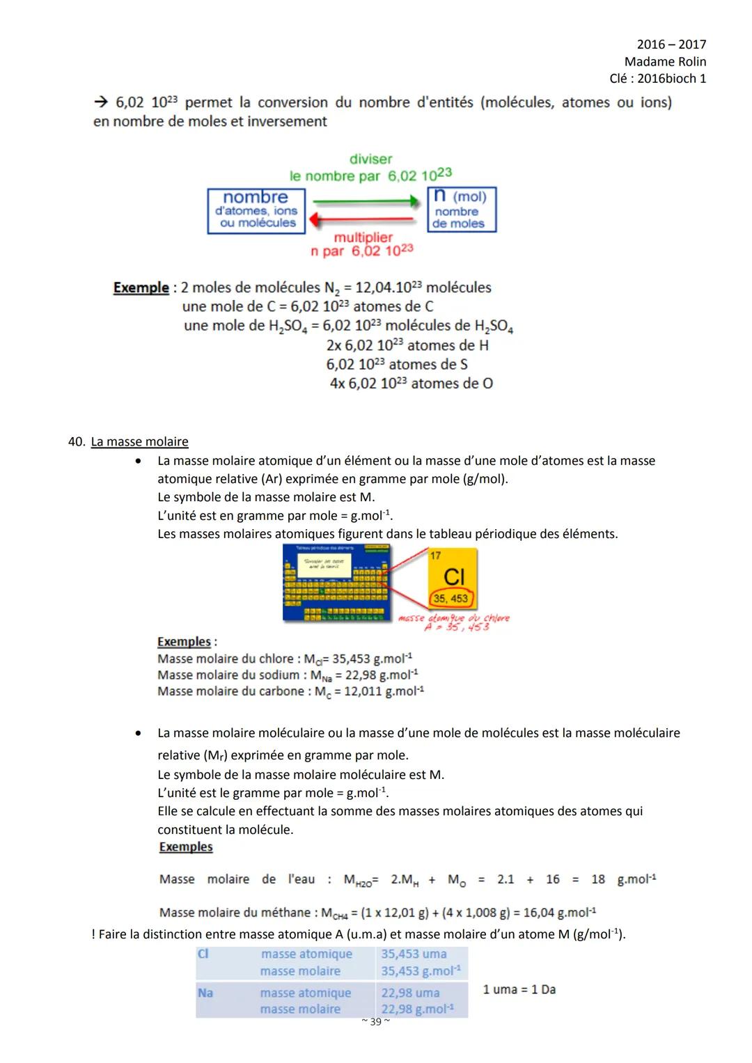 1)
2)
3)
Organisation de l'intro de Biochimie
Introduction (p. 1)
Les constituants de la matière (p. 4)
2.1 L'atome (p. 4)
2.2 Les isotopes 