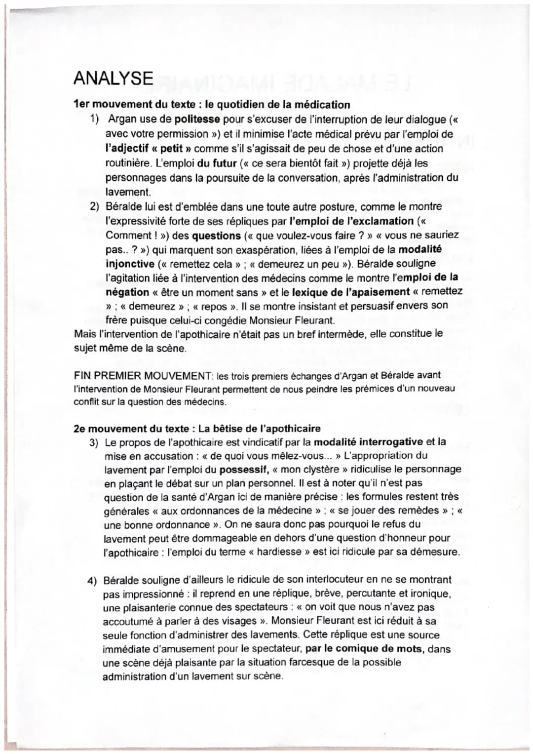 Acte III, scène 4
LE MALADE IMAGINAIRE,
Molière
Monsieur Fleurant, une seringue à la main; Argan, Béralde
Argan: Ah ! mon frère, avec votre 