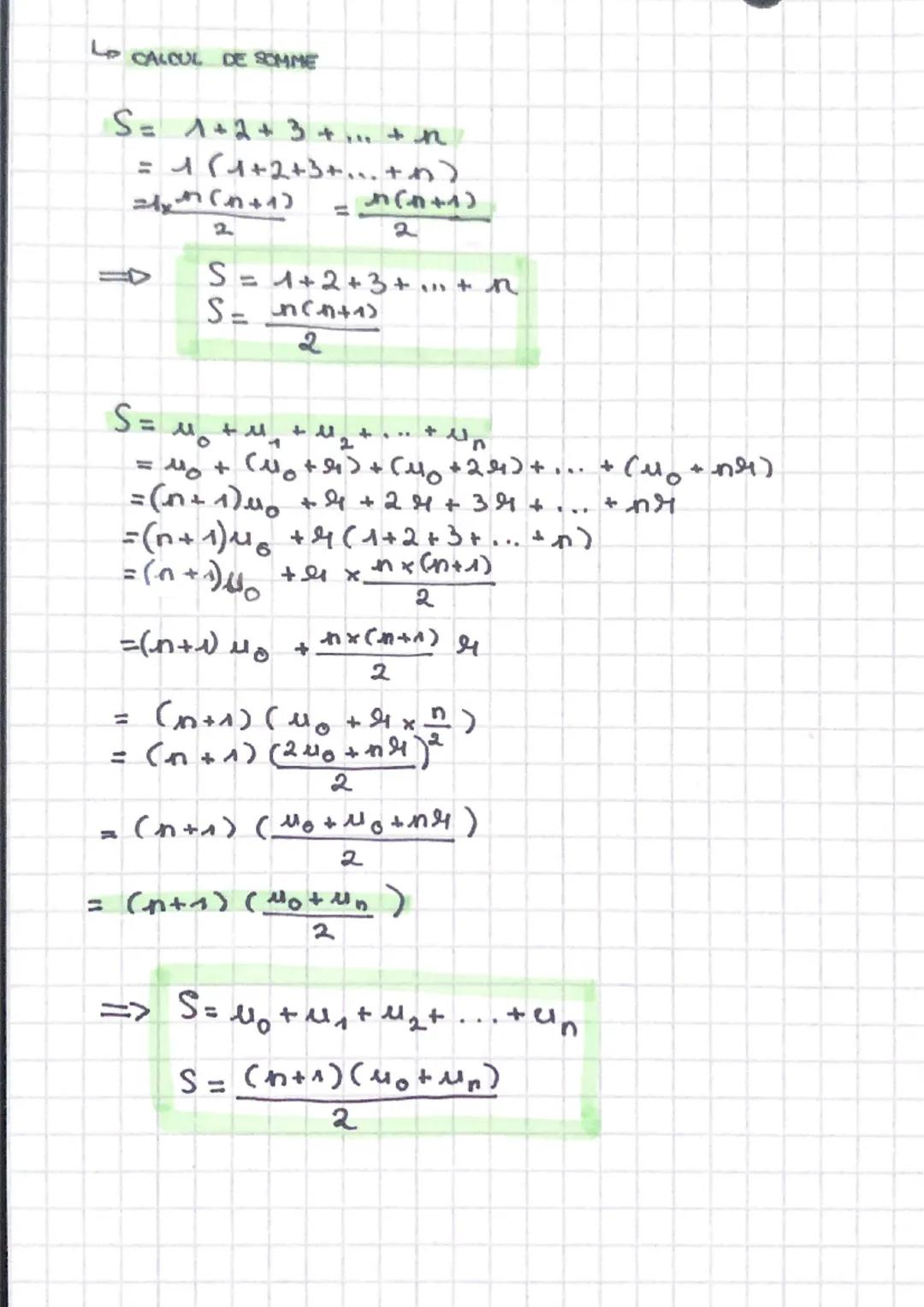 >> SUITES
Maths
SUITE NUMERIQUE est une fonction definit SUR IN et à
valur dans R. A chaque valeur de ŉ on associe son
image un. La suite es
