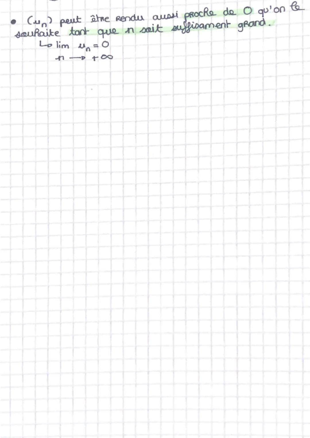 >> SUITES
Maths
SUITE NUMERIQUE est une fonction definit SUR IN et à
valur dans R. A chaque valeur de ŉ on associe son
image un. La suite es