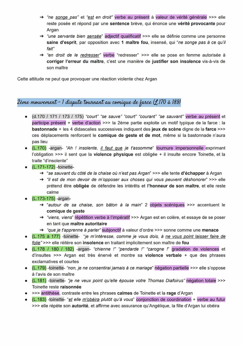 Parcours associé: Spectacle et comédie (texte 3)
Introduction
Scène 5. Acte 1. Le malade imaginaire
Le malade imaginaire est une comédie-bal