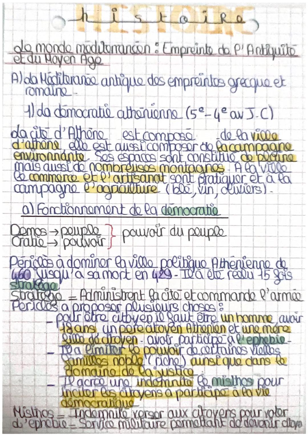 علتم
do mondo moditomancion: Empreinte do P'Antiquito
et du Moyen Ago
A) da Méditerance antique des empreintes grecque et
romaine
4) da demo