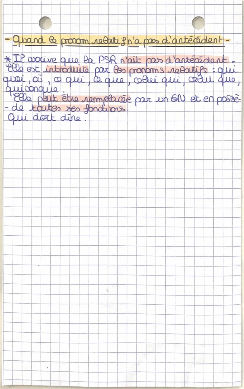 dia proposition subordonnée relative
* La PSR est introduite par un pronom relatif (que,
que, quoi, don't, as, lequel et ses composés) que
a