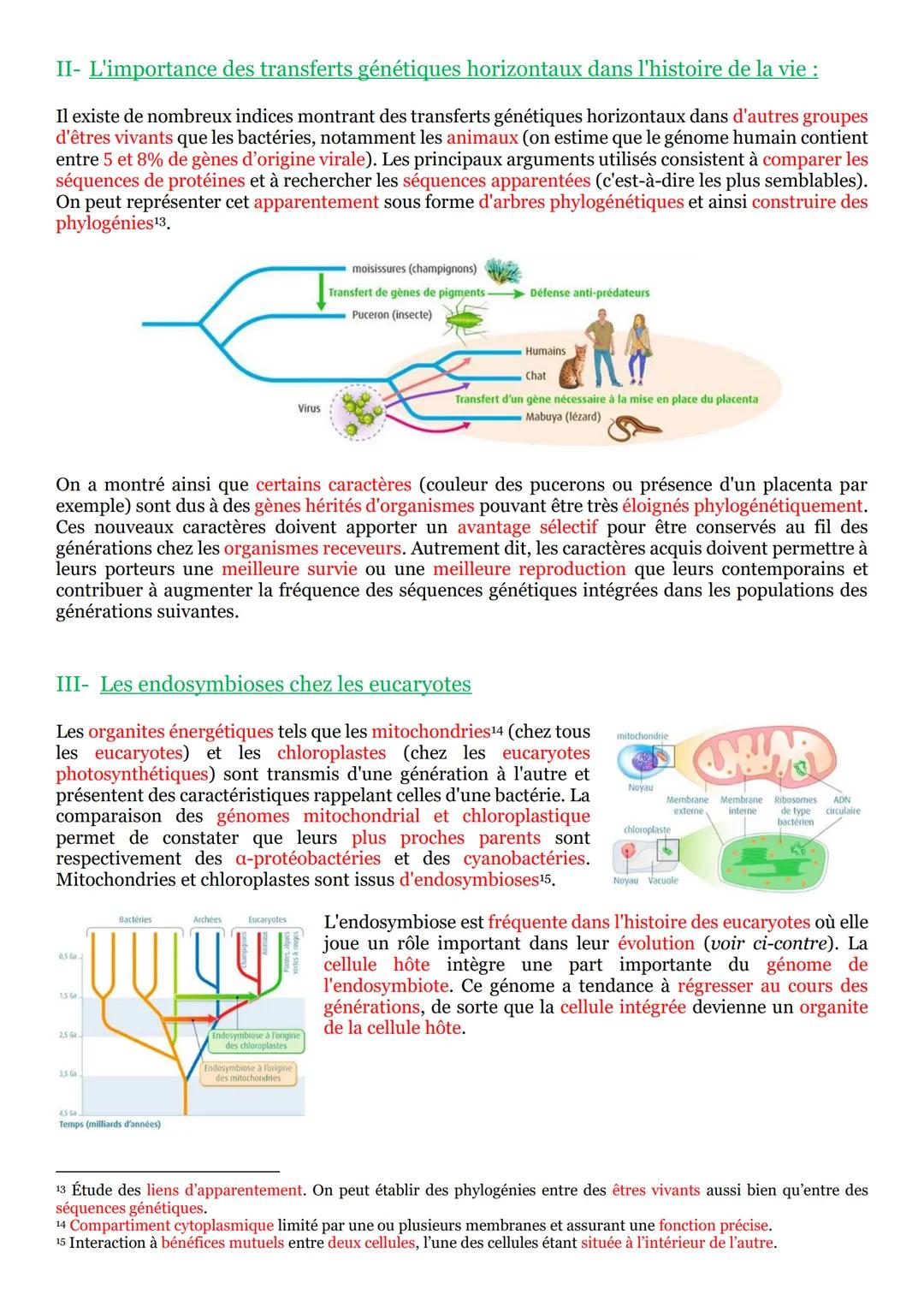 PARTIE 1 : Génétique et évolution :
Chapitre n°1: L'origine du génotype des individus :
I- La conservation des génomes : stabilité génétique