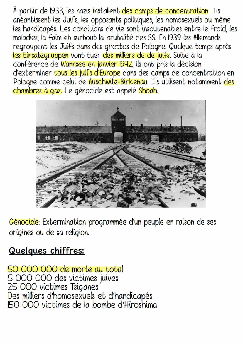 La Seconde Guerre mondiale
L'invasion de la Pologne par Hitler le I septembre 1939 pousse la
France et le Royaume-Uni à déclarer la guerre à