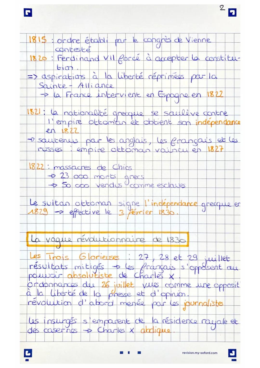 # LA RESTAURATION

Le congrès de Vienne

de septembre 1814 à juin 1815
Les souverains qui ont vaincu Napoléon Ier
présidé par Metternich min